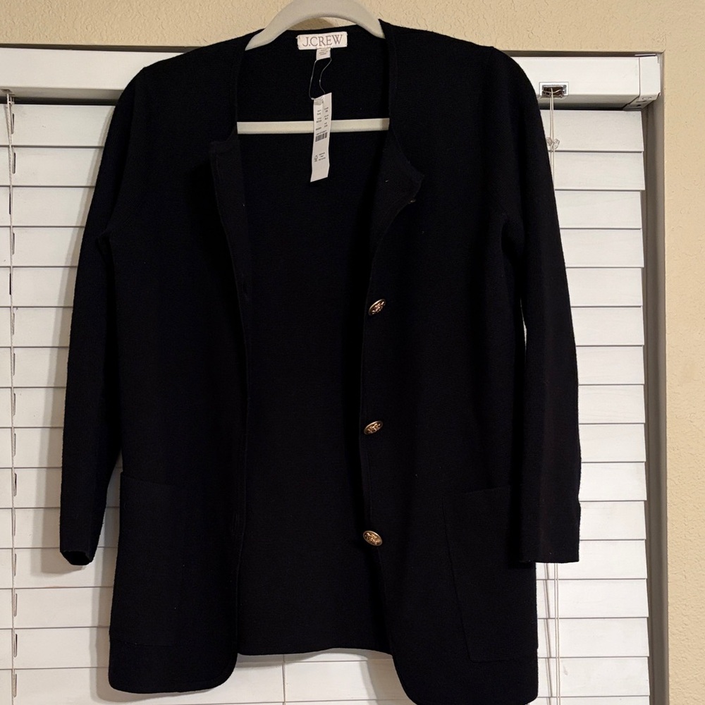 J. Crew Women's Black Cardigan Sweater (NWT)
